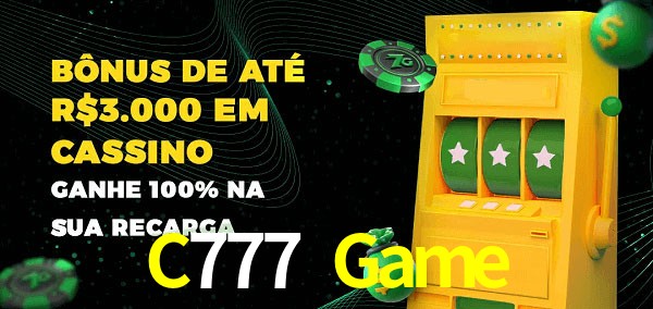 C777 Game melhor bônus de depósito